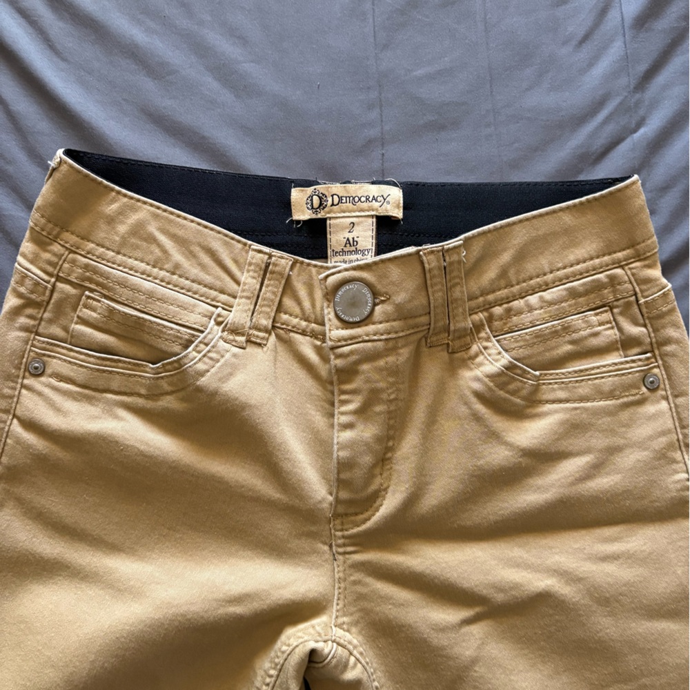 Democracy Tan Pants/Jeans